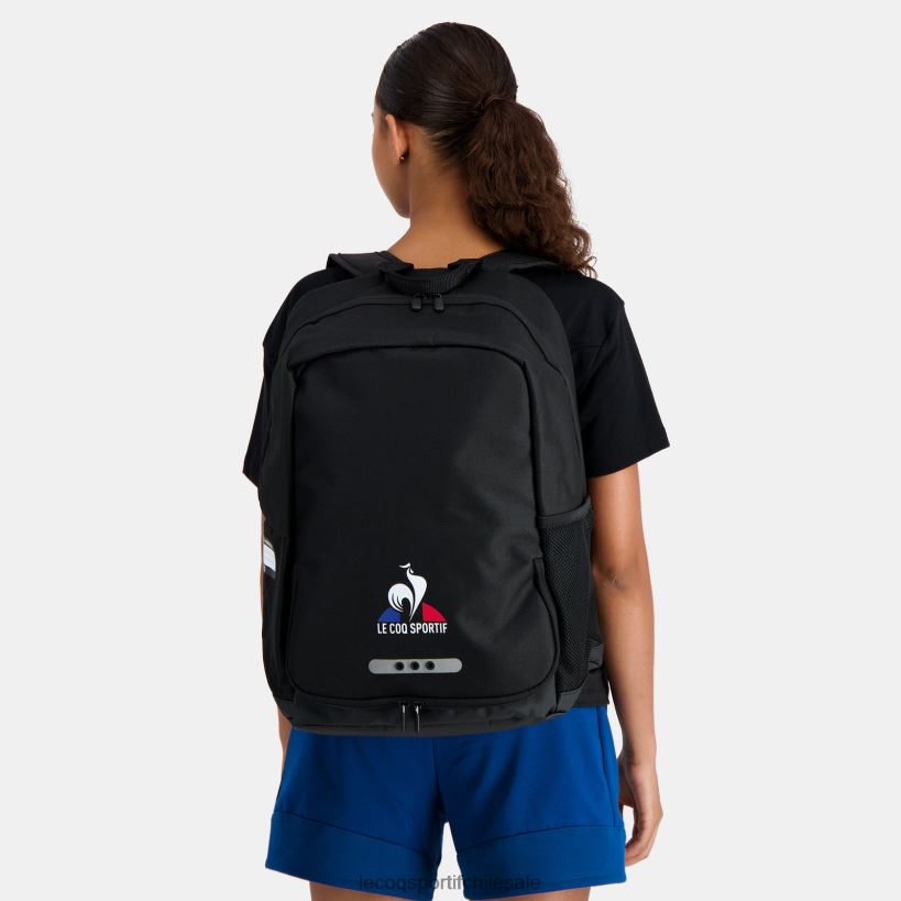 hombres mochila negra T24B2298 Le Coq Sportif accesorios
