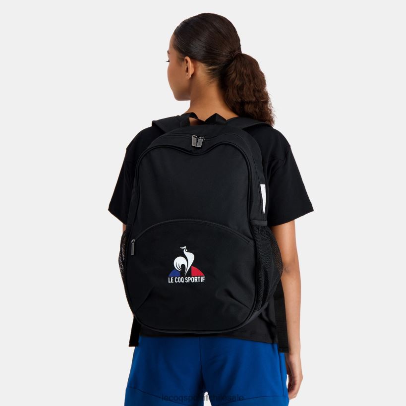 hombres mochila negra T24B2301 Le Coq Sportif accesorios