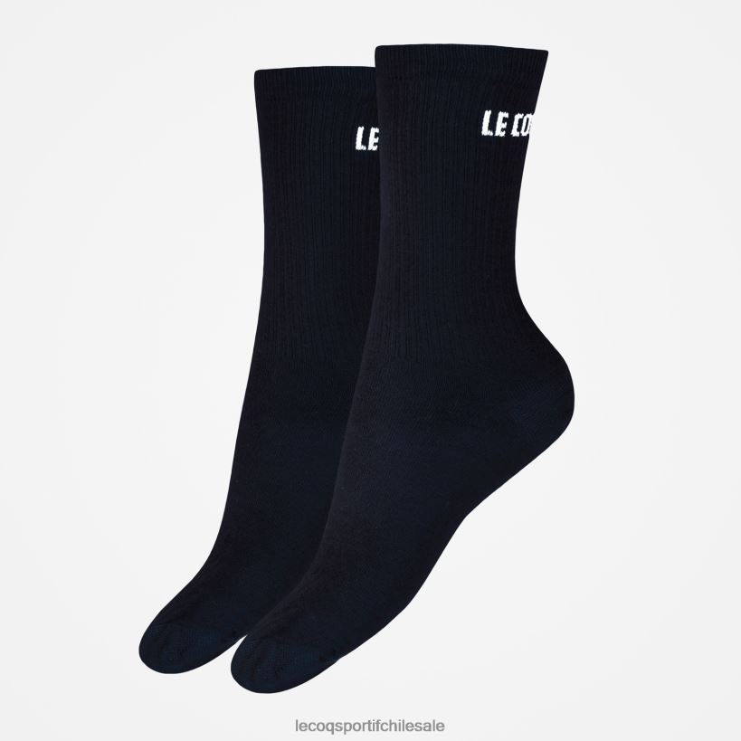 hombres calcetines azules T24B2296 Le Coq Sportif accesorios
