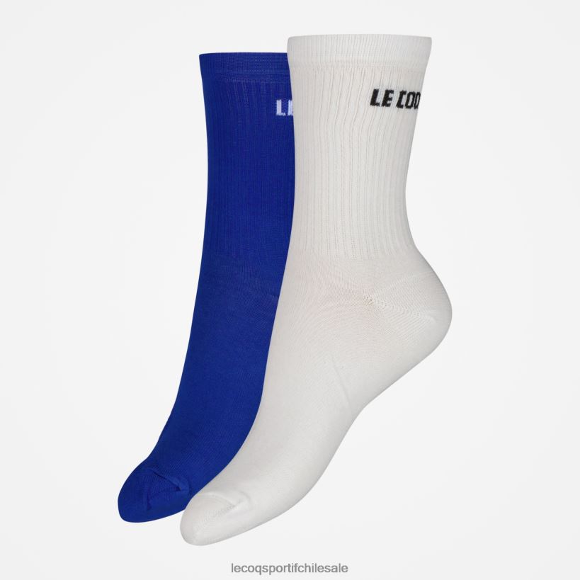 hombres calcetines blancos T24B2293 Le Coq Sportif accesorios