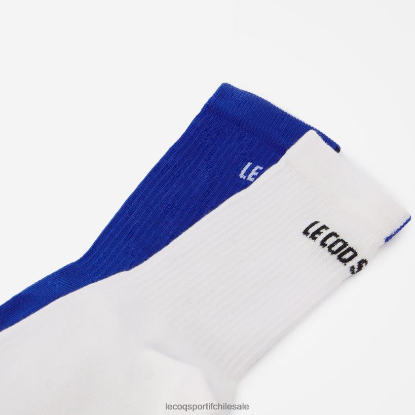 hombres calcetines blancos T24B2293 Le Coq Sportif accesorios