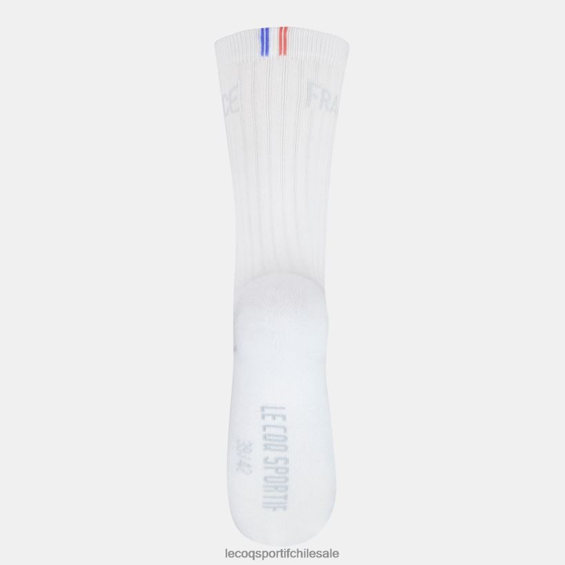 hombres calcetines blancos T24B2691 Le Coq Sportif accesorios