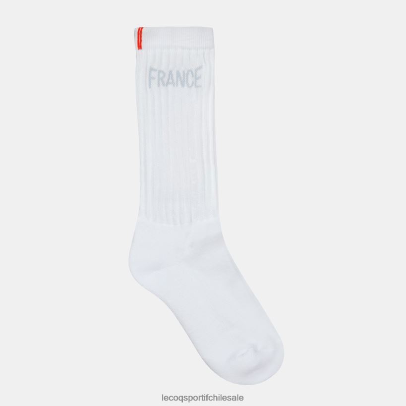 hombres calcetines blancos T24B2691 Le Coq Sportif accesorios