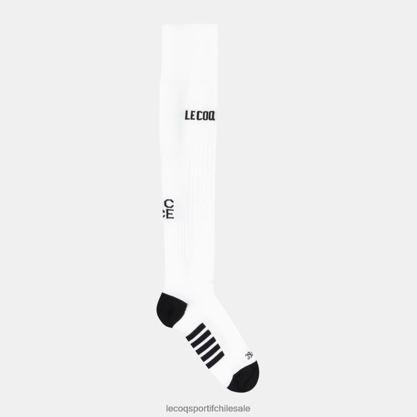 hombres calcetines de futbol blancos T24B2286 Le Coq Sportif accesorios