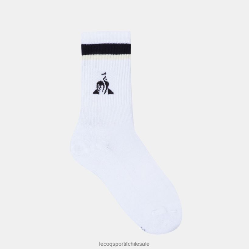 hombres calcetines de futbol blancos T24B2287 Le Coq Sportif accesorios