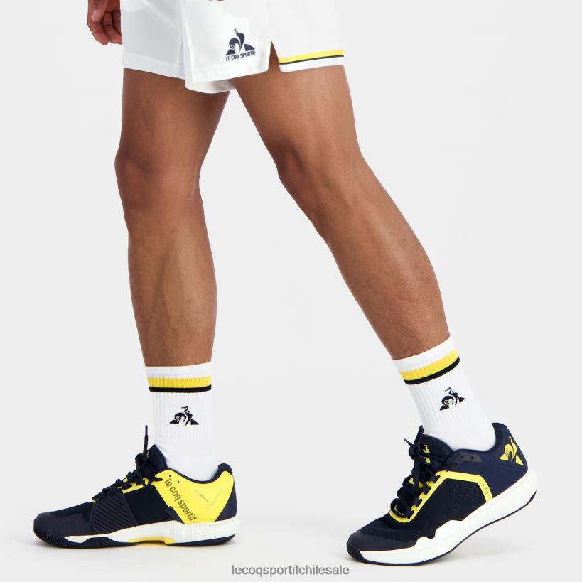 hombres calcetines de futbol blancos T24B2289 Le Coq Sportif accesorios