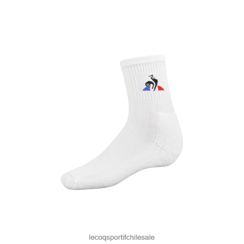 hombres calcetines de futbol blancos T24B2292 Le Coq Sportif accesorios