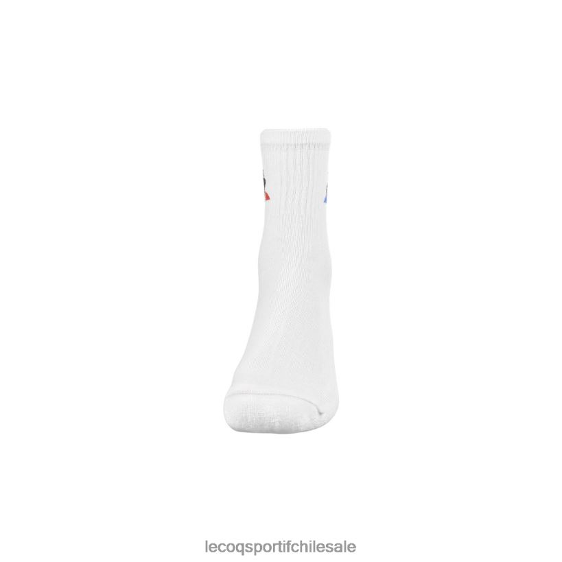 hombres calcetines de futbol blancos T24B2292 Le Coq Sportif accesorios
