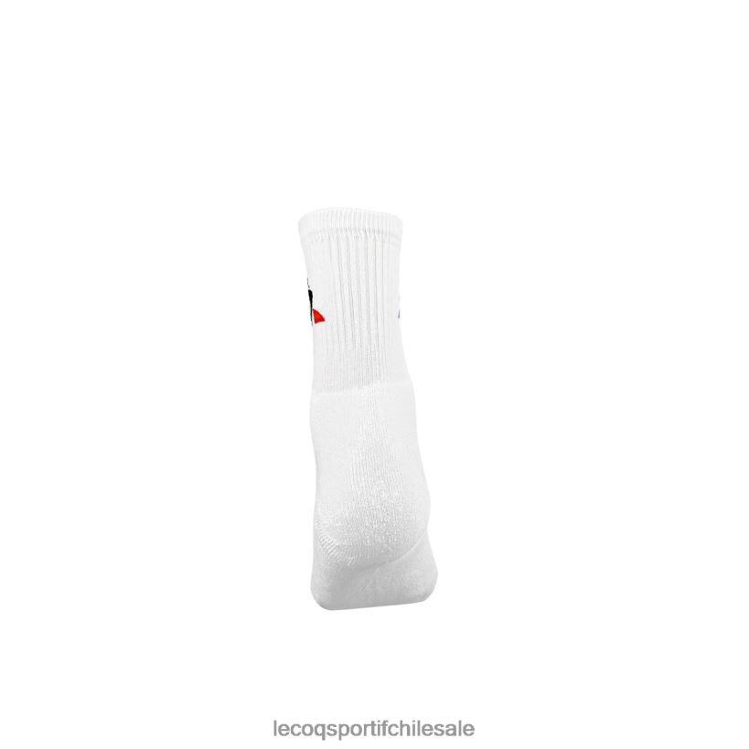 hombres calcetines de futbol blancos T24B2292 Le Coq Sportif accesorios