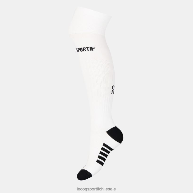 hombres calcetines de futbol blancos T24B2699 Le Coq Sportif accesorios