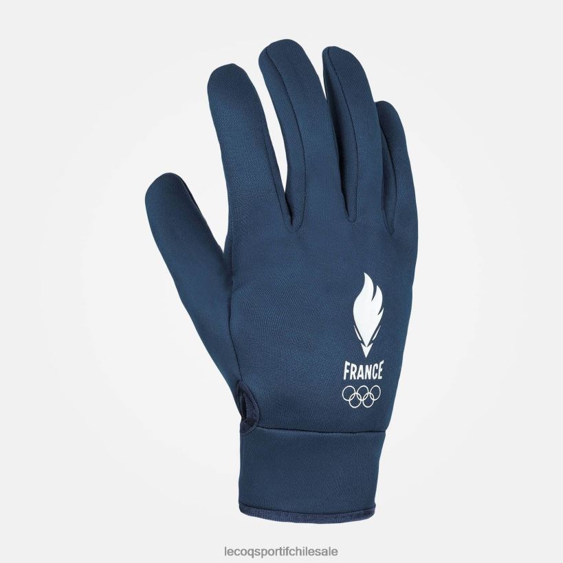 hombres guantes azules T24B2709 Le Coq Sportif accesorios