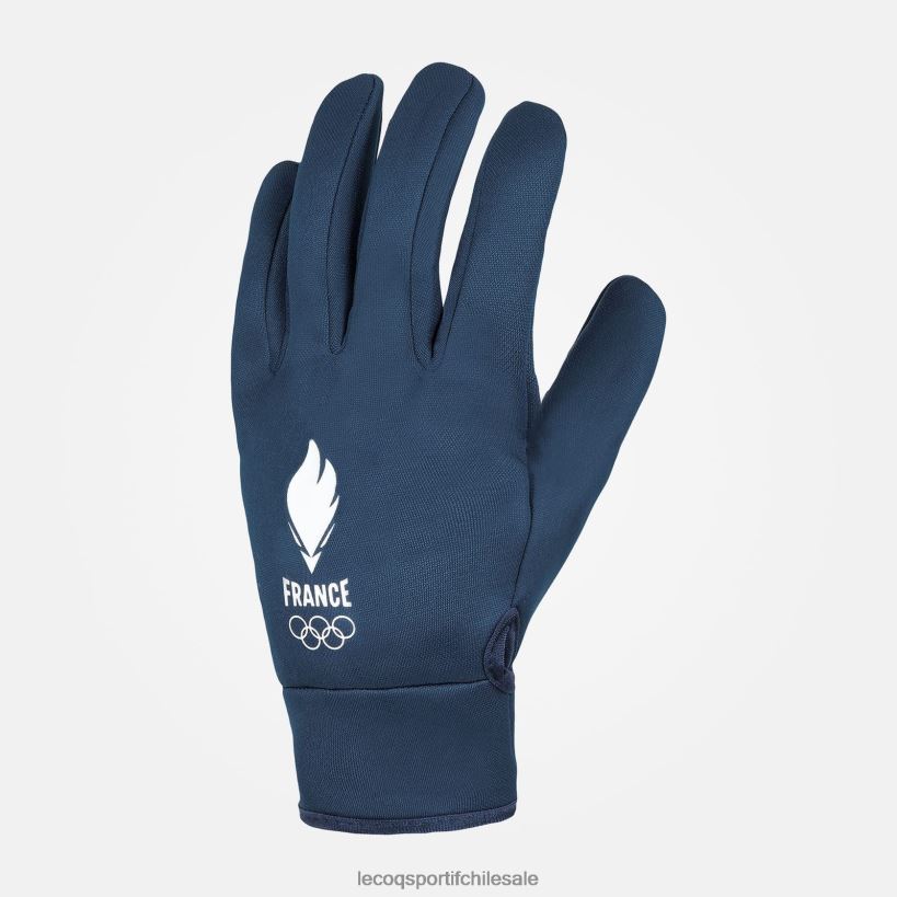 hombres guantes azules T24B2709 Le Coq Sportif accesorios