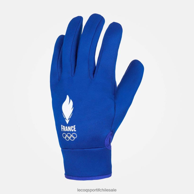 hombres guantes azules T24B2711 Le Coq Sportif accesorios