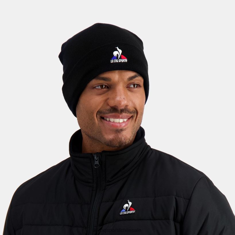 hombres gorro negro T24B2305 Le Coq Sportif accesorios