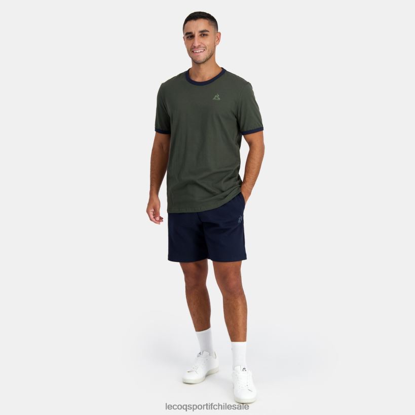 hombres pantalones cortos azul T24B2219 Le Coq Sportif ropa