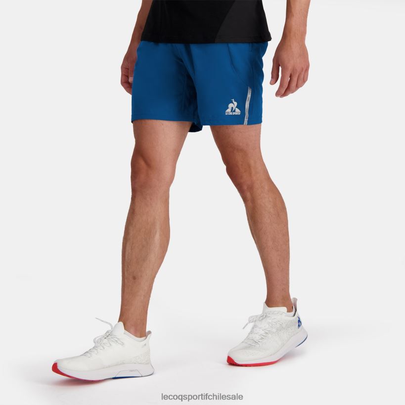 hombres pantalones cortos azul T24B2236 Le Coq Sportif ropa
