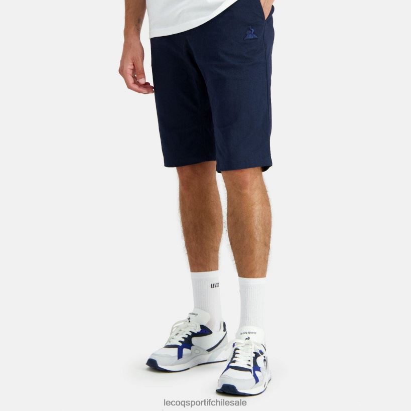 hombres pantalones cortos azul T24B2242 Le Coq Sportif ropa
