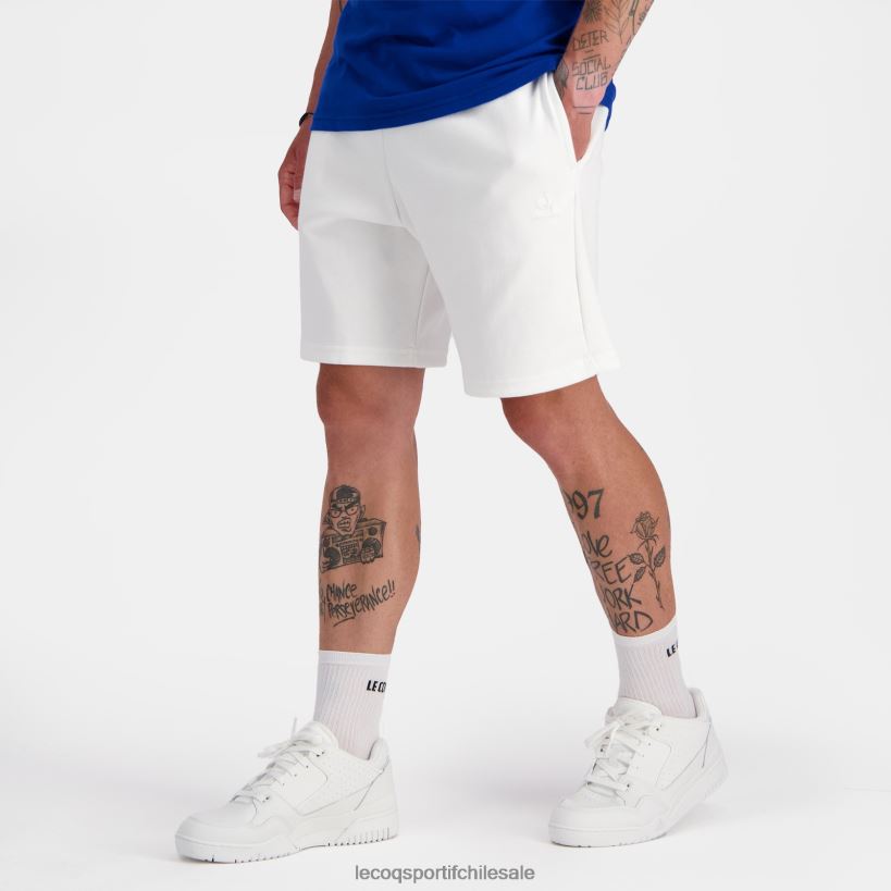 hombres pantalones cortos blancos T24B2217 Le Coq Sportif ropa