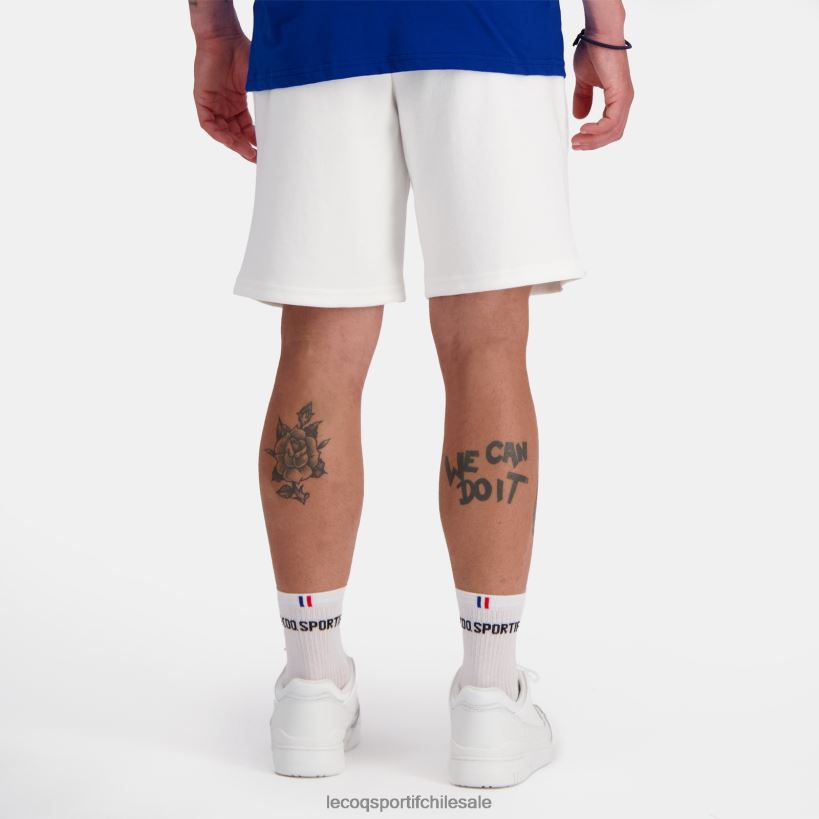 hombres pantalones cortos blancos T24B2217 Le Coq Sportif ropa