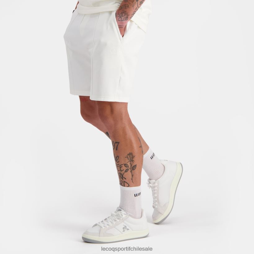 hombres pantalones cortos blancos T24B2227 Le Coq Sportif ropa