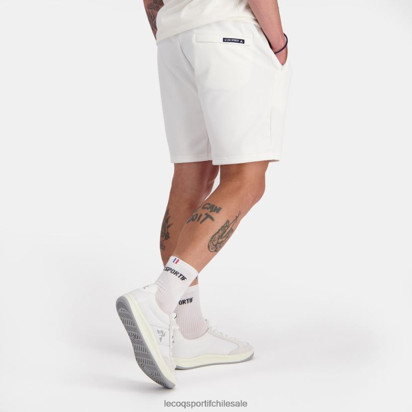 hombres pantalones cortos blancos T24B2227 Le Coq Sportif ropa