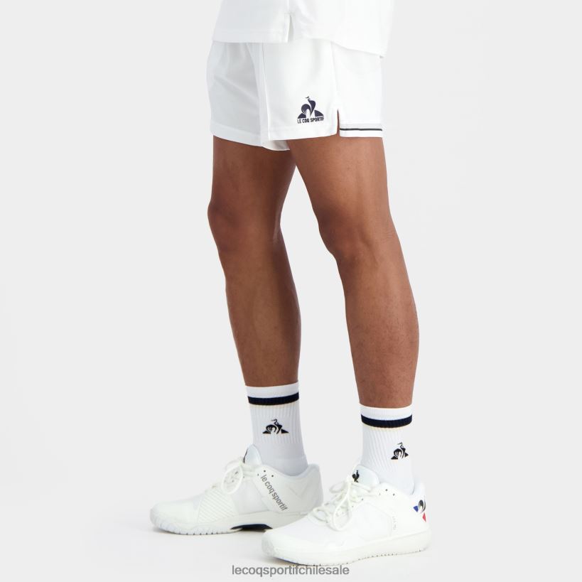 hombres pantalones cortos blancos T24B2228 Le Coq Sportif ropa