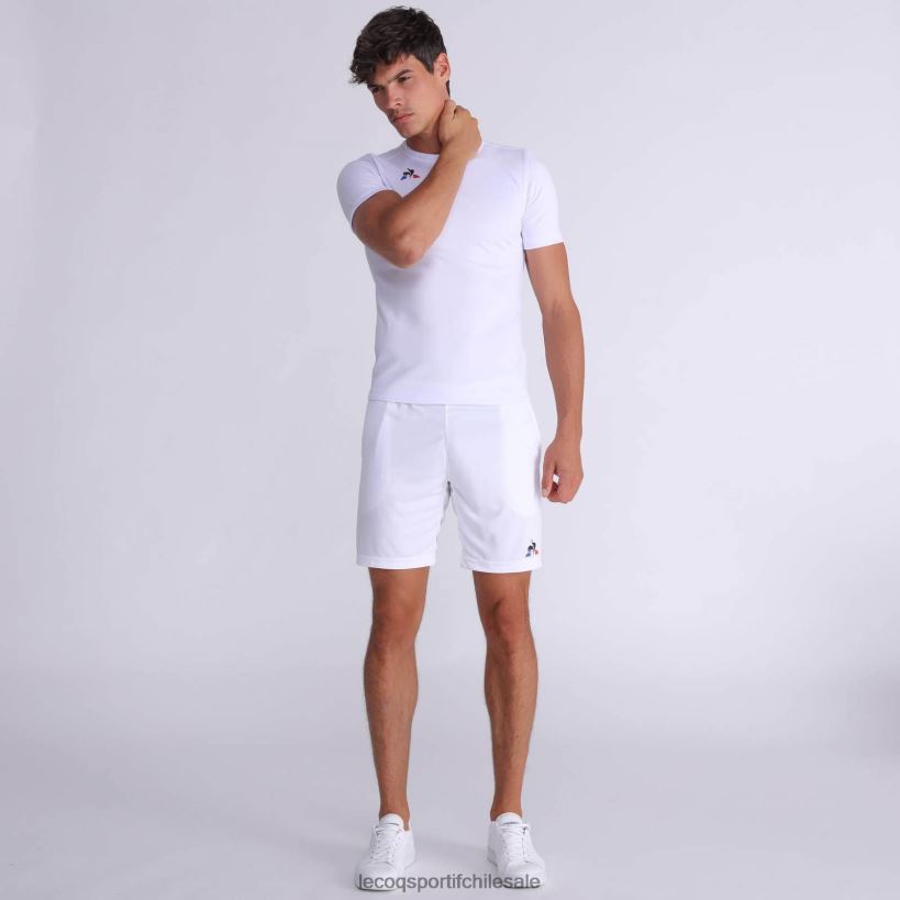 hombres pantalones cortos blancos T24B2514 Le Coq Sportif ropa