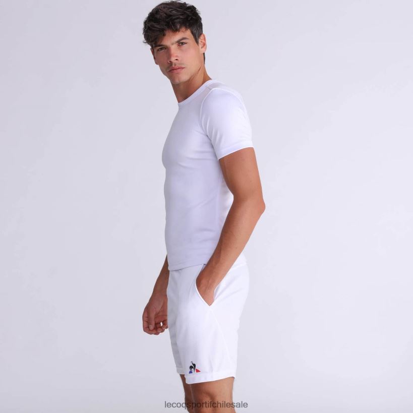 hombres pantalones cortos blancos T24B2514 Le Coq Sportif ropa