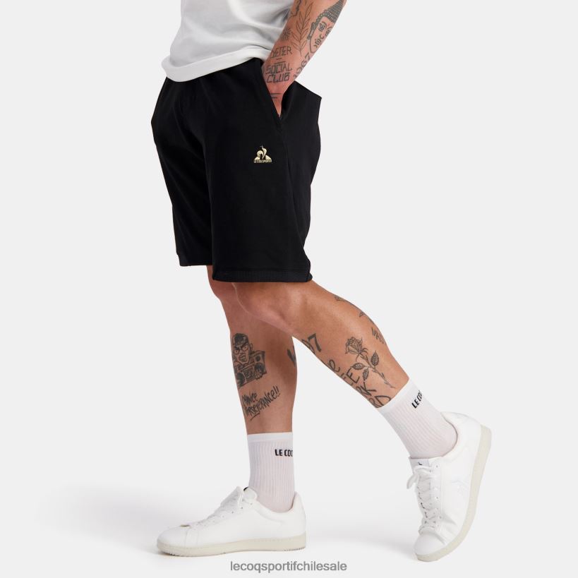 hombres pantalones cortos negros T24B2223 Le Coq Sportif ropa