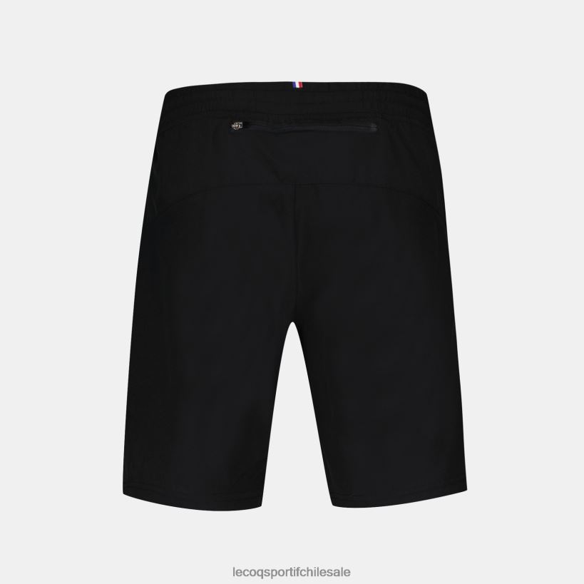 hombres pantalones cortos negros T24B2237 Le Coq Sportif ropa