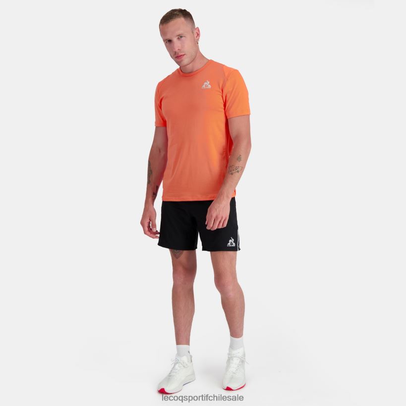 hombres pantalones cortos negros T24B2237 Le Coq Sportif ropa