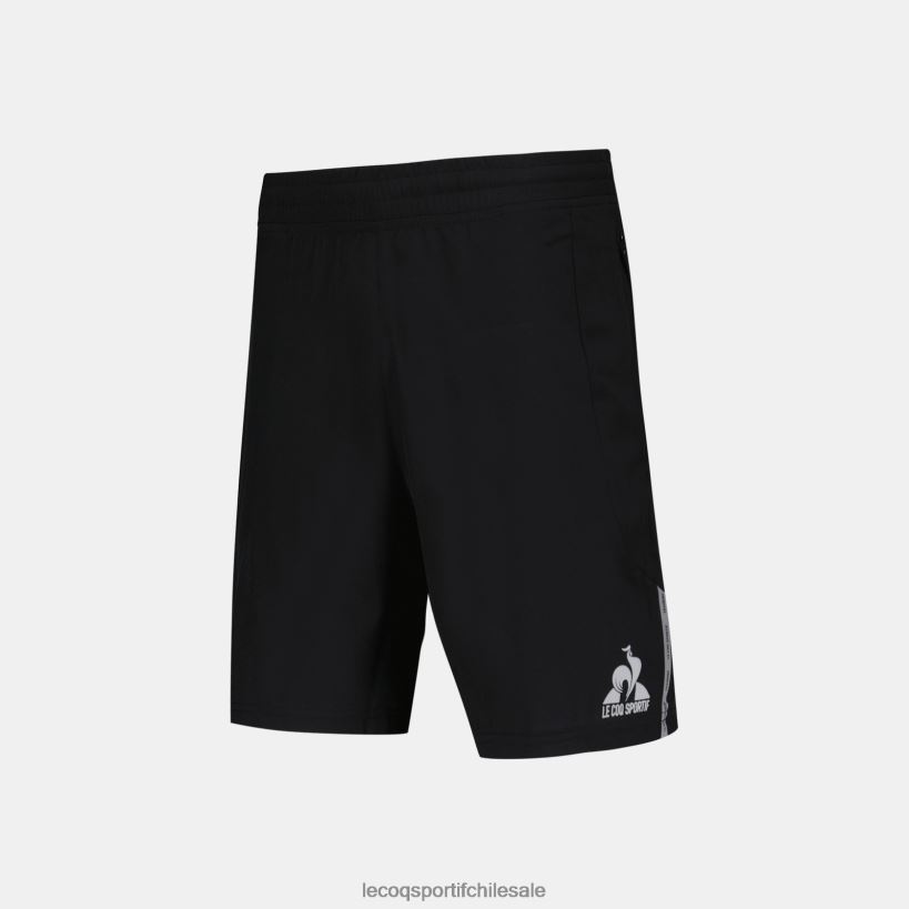 hombres pantalones cortos negros T24B2237 Le Coq Sportif ropa