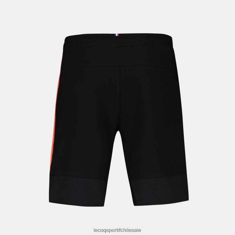 hombres pantalones cortos negros T24B2238 Le Coq Sportif ropa