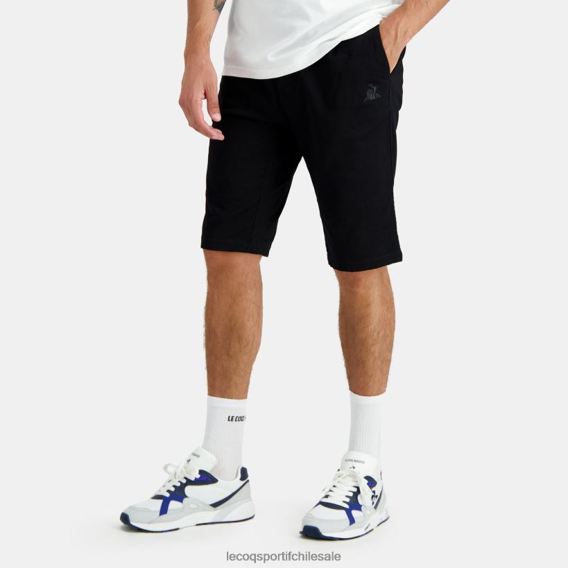hombres pantalones cortos negros T24B2243 Le Coq Sportif ropa