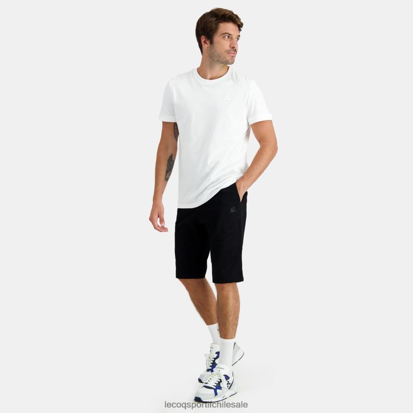 hombres pantalones cortos negros T24B2243 Le Coq Sportif ropa