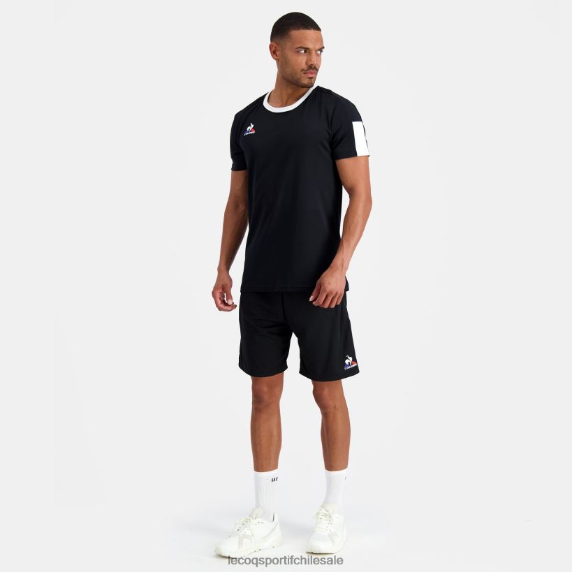 hombres pantalones cortos negros T24B2245 Le Coq Sportif ropa