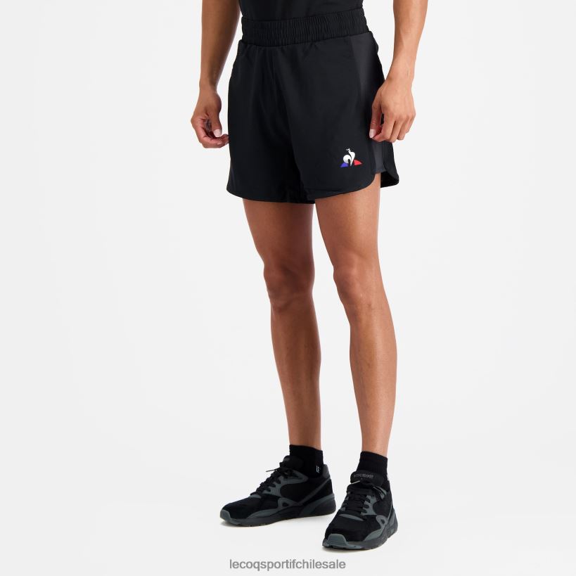 hombres pantalones cortos negros T24B2511 Le Coq Sportif ropa
