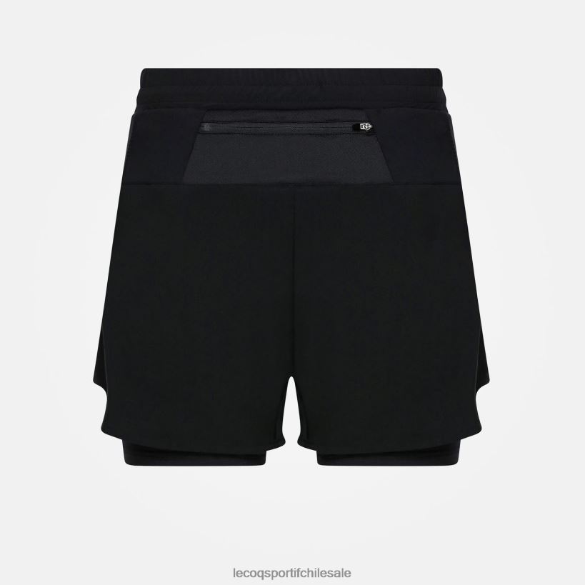 hombres pantalones cortos negros T24B2511 Le Coq Sportif ropa