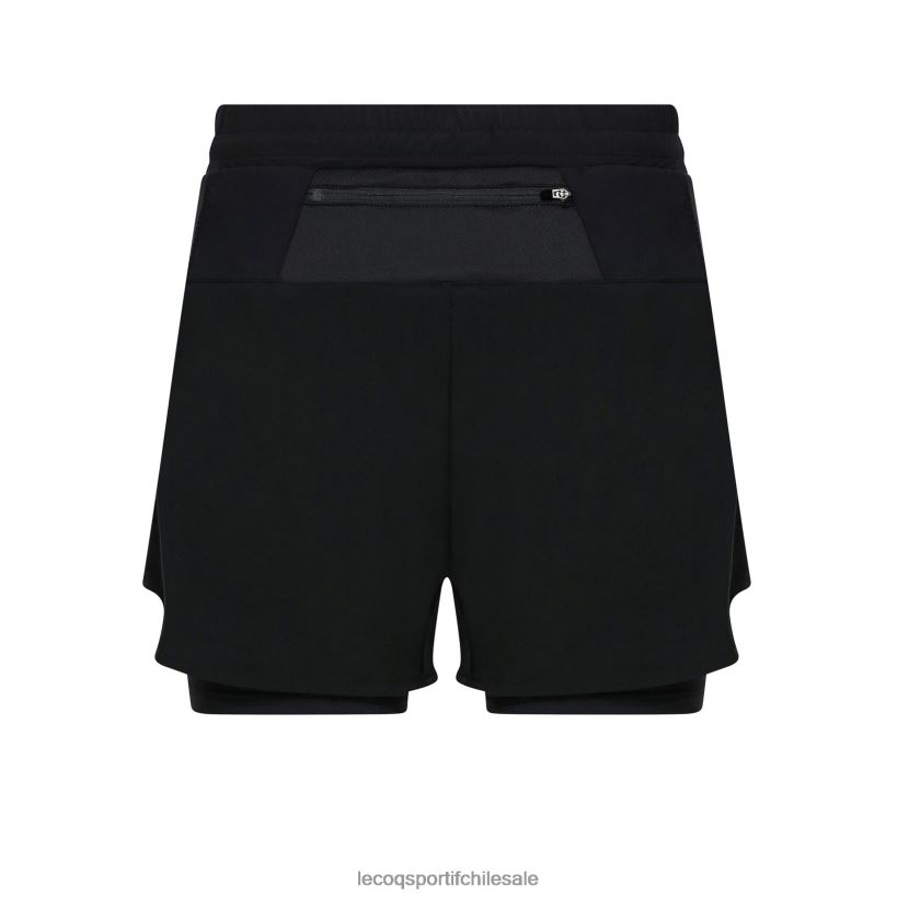 hombres pantalones cortos negros T24B2511 Le Coq Sportif ropa