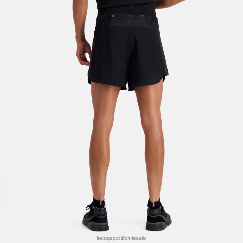 hombres pantalones cortos negros T24B2511 Le Coq Sportif ropa