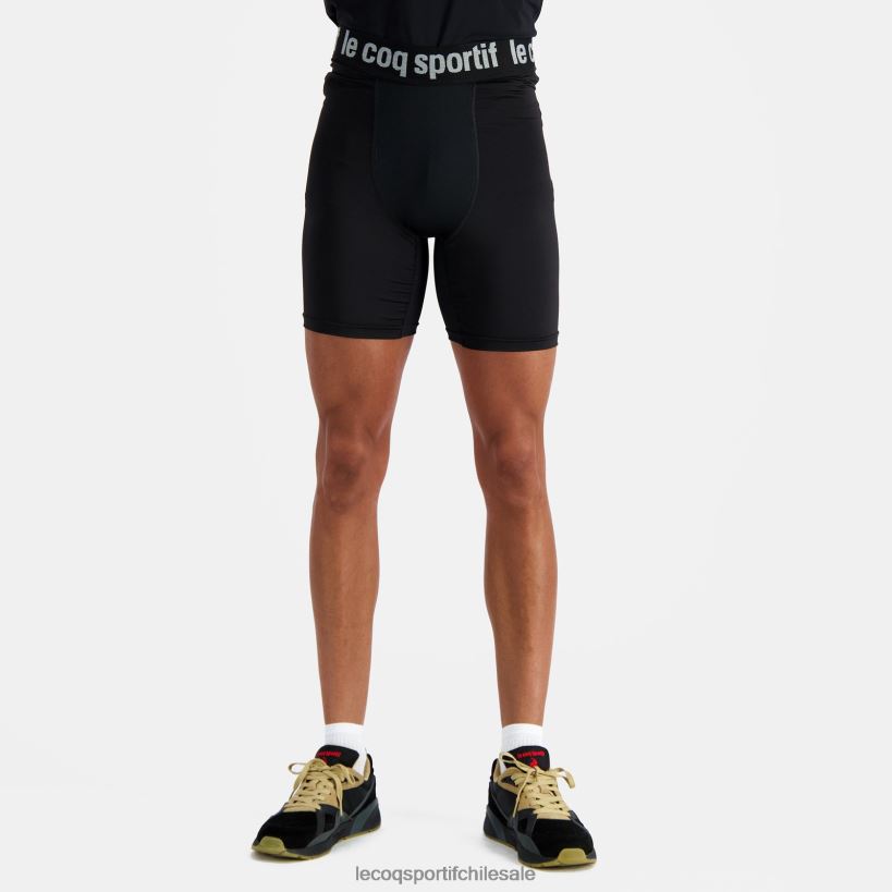 hombres pantalones cortos negros T24B2513 Le Coq Sportif ropa