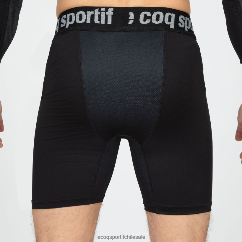 hombres pantalones cortos negros T24B2513 Le Coq Sportif ropa