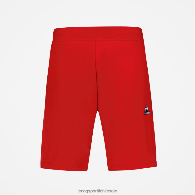 hombres pantalones cortos rojos T24B2233 Le Coq Sportif ropa
