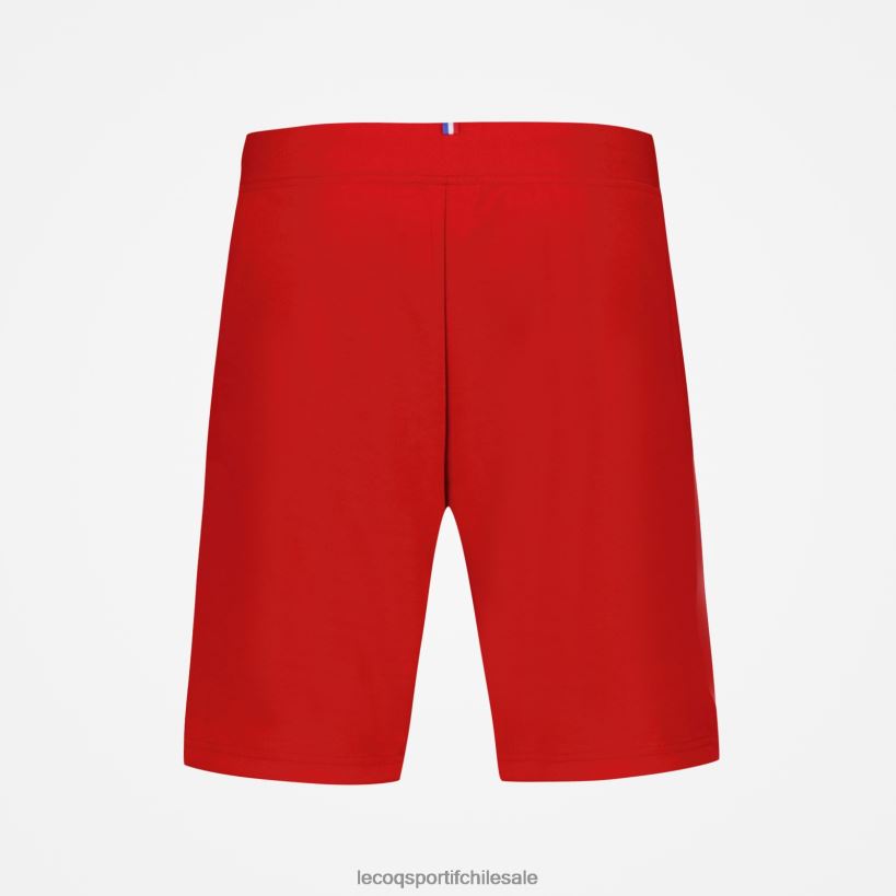 hombres pantalones cortos rojos T24B2233 Le Coq Sportif ropa