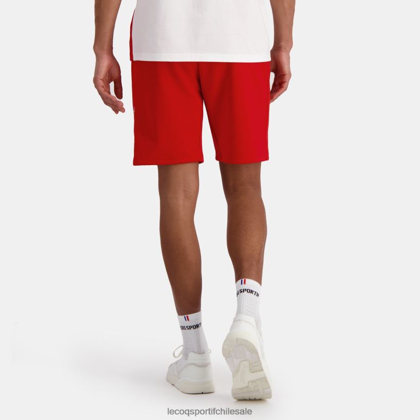 hombres pantalones cortos rojos T24B2233 Le Coq Sportif ropa