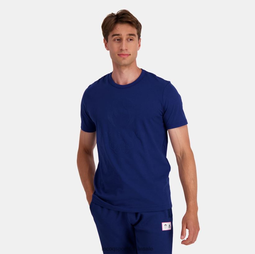 hombres camiseta azul T24B2202 Le Coq Sportif ropa