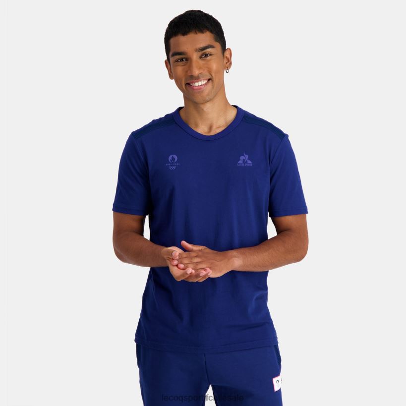 hombres camiseta azul T24B2203 Le Coq Sportif ropa