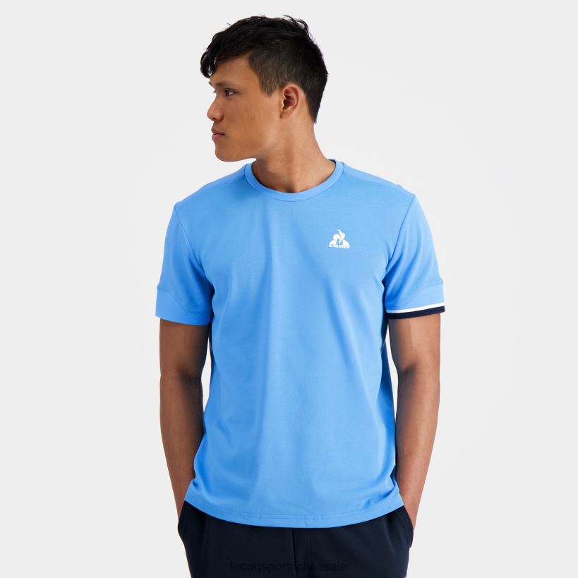 hombres camiseta azul T24B2209 Le Coq Sportif ropa