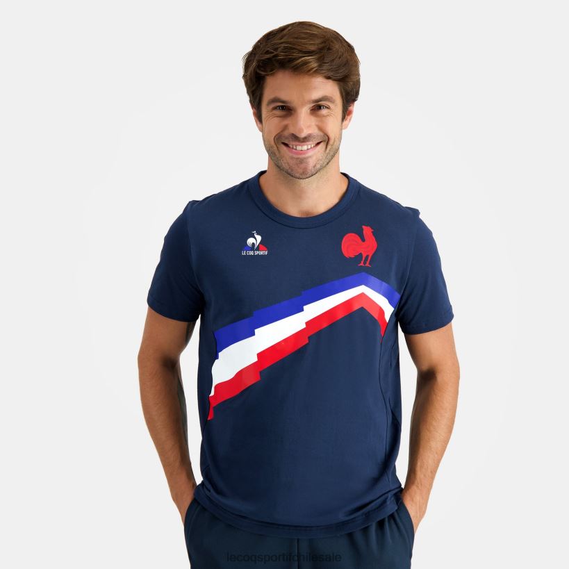 hombres camiseta azul T24B2471 Le Coq Sportif ropa
