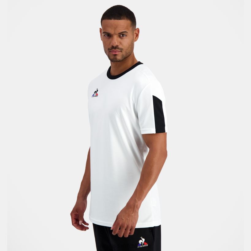 hombres camiseta blanca T24B2186 Le Coq Sportif ropa
